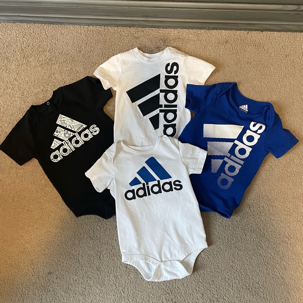 baby boy Adidas onesies